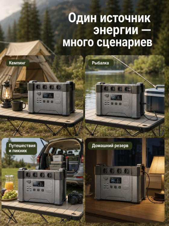 ALLPOWERS S2000 Pro Portable Power Station — 2400W / 1451Wh