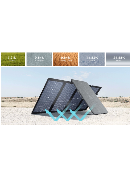 EcoFlow NextGen 220W двусторонняя портативная солнечная панель