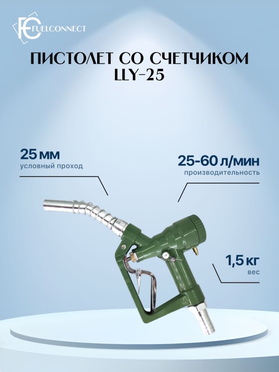 Пистолет заправочный со счетчиком JIAHAO LLY-25